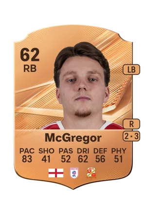 McGregor - 62 - Rare EA FC 27 card