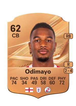 Odimayo - 62 - Rare EA FC 27 card