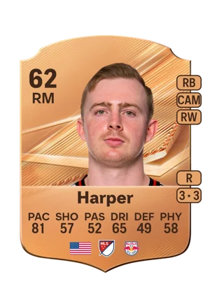 Harper - 62 - Rare EA FC 27 card