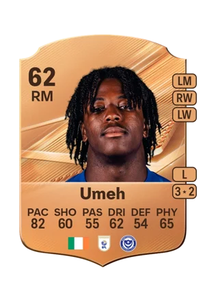 Umeh - 62 - Rare EA FC 27 card