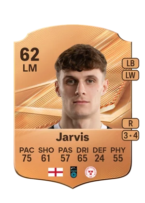 Jarvis - 62 - Rare EA FC 27 card
