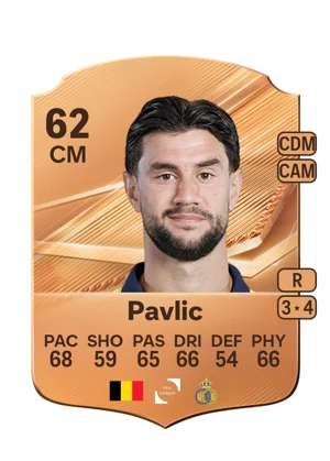 Pavlic - 62 - Rare EA FC 27 card