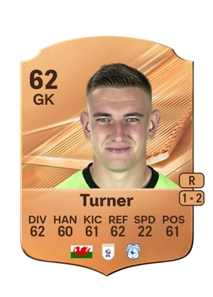 Turner - 62 - Rare EA FC 27 card