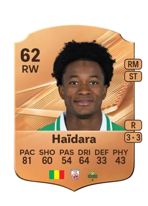 Haïdara - 62 - Rare EA FC 27 card