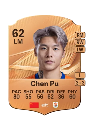 Chen Pu - 62 - Rare EA FC 27 card