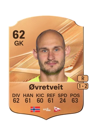Øvretveit - 62 - Rare EA FC 27 card