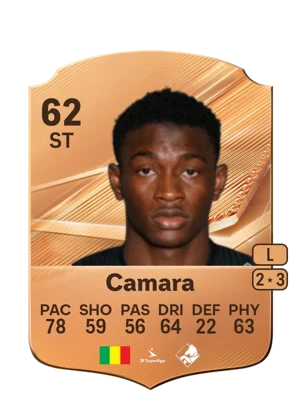 Camara - 62 - Rare EA FC 27 card