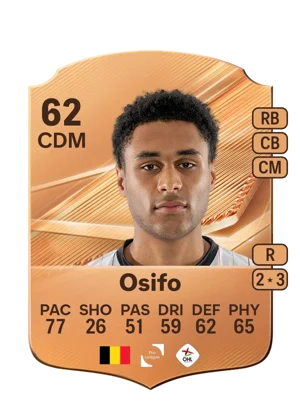 Osifo - 62 - Rare EA FC 27 card