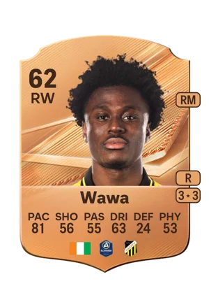 Wawa - 62 - Rare EA FC 27 card