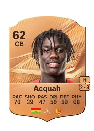 Acquah - 62 - Rare EA FC 27 card
