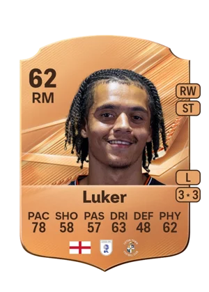 Luker - 62 - Rare EA FC 27 card