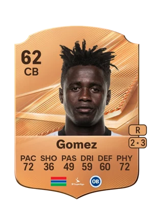 Gomez - 62 - Rare EA FC 27 card