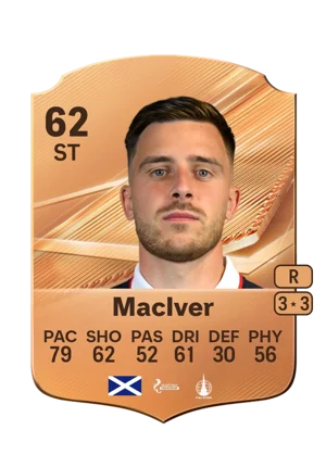 MacIver - 62 - Rare EA FC 27 card