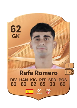 Rafa Romero - 62 - Rare EA FC 27 card