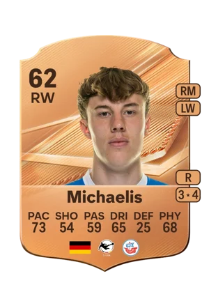Michaelis - 62 - Rare EA FC 27 card