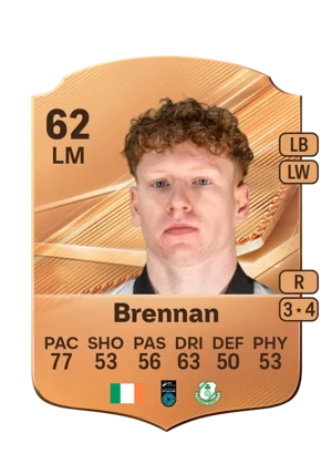 Brennan - 62 - Rare EA FC 27 card