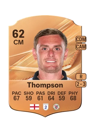 Thompson - 62 - Rare EA FC 27 card
