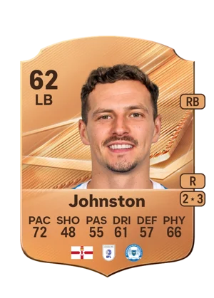 Johnston - 62 - Rare EA FC 27 card