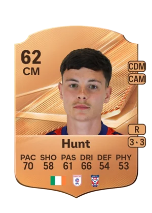 Hunt - 62 - Rare EA FC 27 card