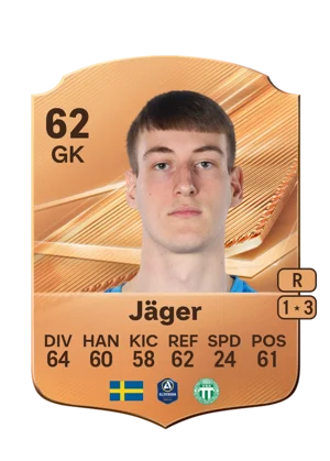 Jäger - 62 - Rare EA FC 27 card
