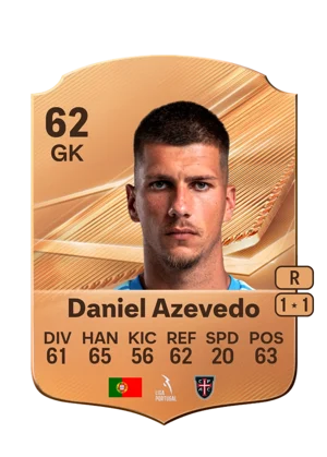 Daniel Azevedo - 62 - Rare EA FC 27 card
