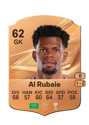 Al Rubaie - 62 - Rare EA FC 27 card