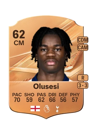 Olusesi - 62 - Rare EA FC 27 card