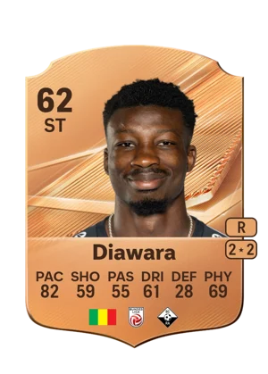 Diawara - 62 - Rare EA FC 27 card