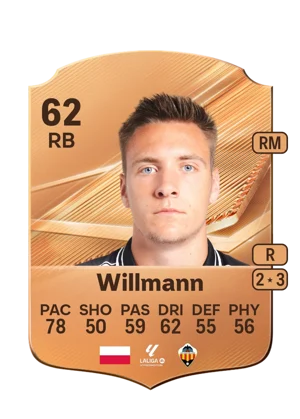 Willmann - 62 - Rare EA FC 27 card