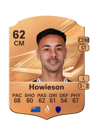 Howieson - 62 - Rare EA FC 27 card