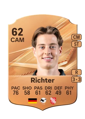 Richter - 62 - Rare EA FC 27 card