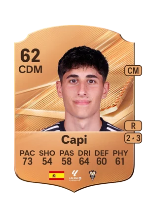 Capi - 62 - Rare EA FC 27 card