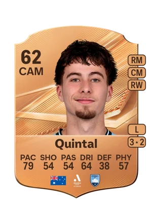 Quintal - 62 - Rare EA FC 27 card