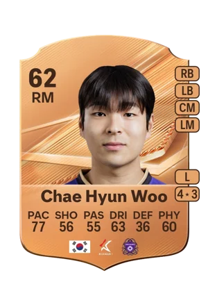 Chae Hyun Woo - 62 - Rare EA FC 27 card