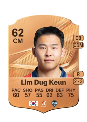 Lim Dug Keun - 62 - Rare EA FC 27 card