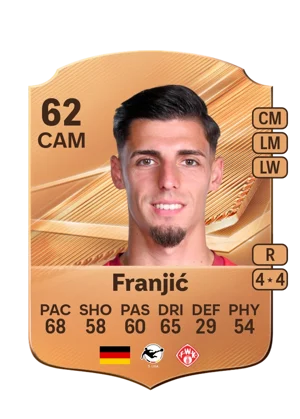 Franjić - 62 - Rare EA FC 27 card