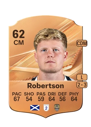 Robertson - 62 - Rare EA FC 27 card
