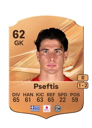 Pseftis - 62 - Rare EA FC 27 card