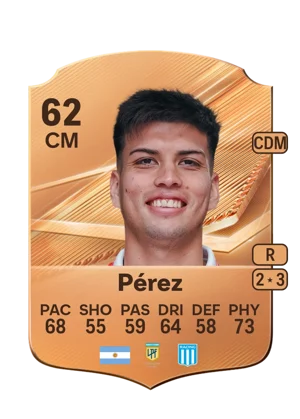 Pérez - 62 - Rare EA FC 27 card