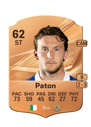 Paton - 62 - Rare EA FC 27 card