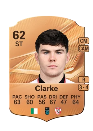 Clarke - 62 - Rare EA FC 27 card