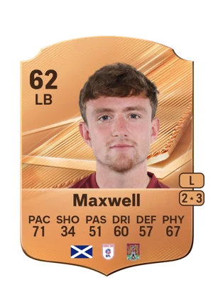 Maxwell - 62 - Rare EA FC 27 card