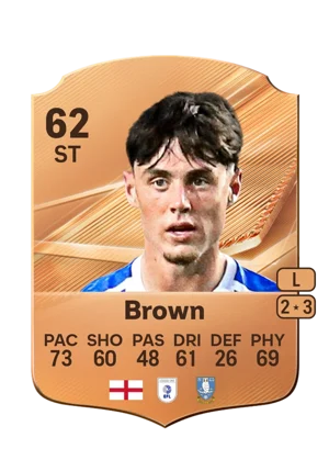 Brown - 62 - Rare EA FC 27 card