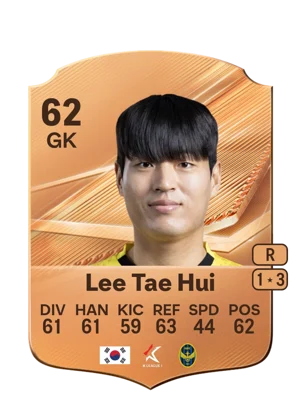 Lee Tae Hui - 62 - Rare EA FC 27 card