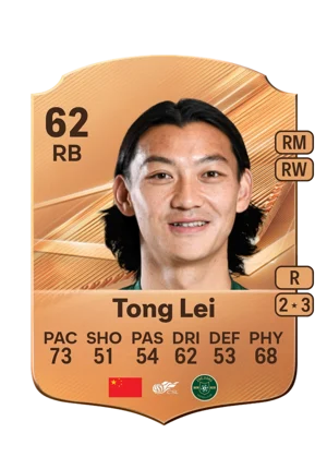 Tong Lei - 62 - Rare EA FC 27 card