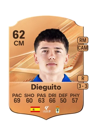 Dieguito - 62 - Rare EA FC 27 card