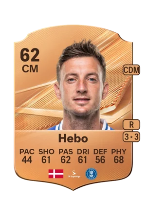 Hebo - 62 - Rare EA FC 27 card