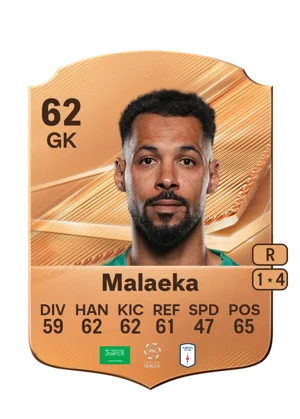 Malaeka - 62 - Rare EA FC 27 card