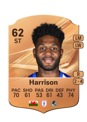 Harrison - 62 - Rare EA FC 27 card