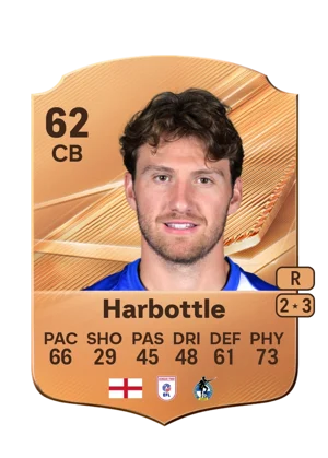 Harbottle - 62 - Rare EA FC 27 card
